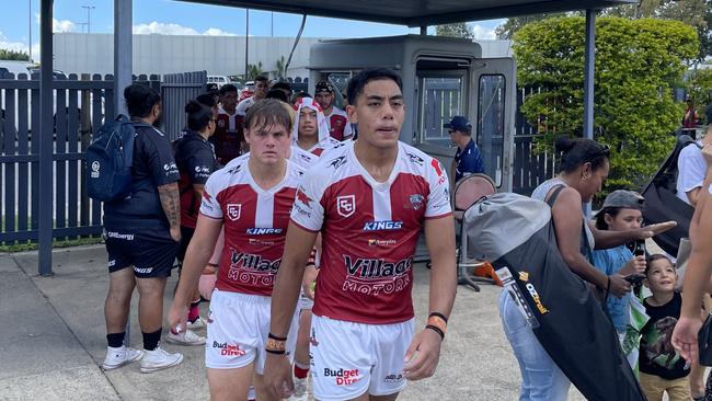 Cyril Connell Challenge game between the Norths Devils and Redcliffe Dolphins. Sunday March 19, 2023. Picture, Nick Tucker.