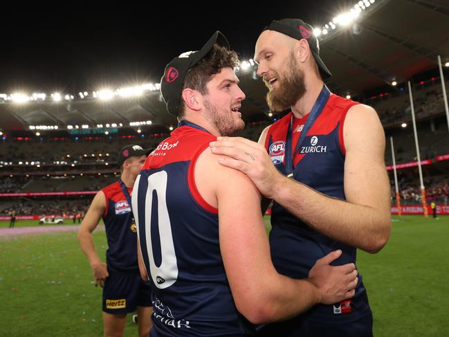 Gawn spills on Dees duo’s flag bum tatts