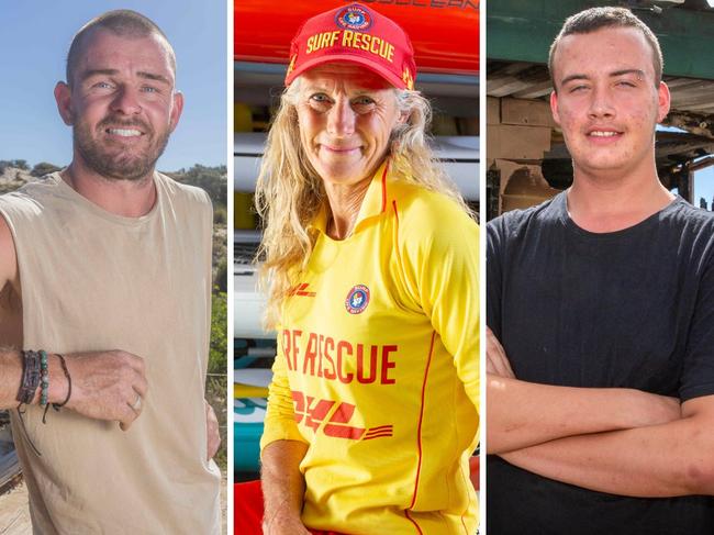 Three of SA's heroes of 2024. Pictures: The Advertiser