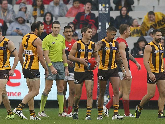 Kade Stewart gets a free kick early in last term Picture: Wayne Ludbey