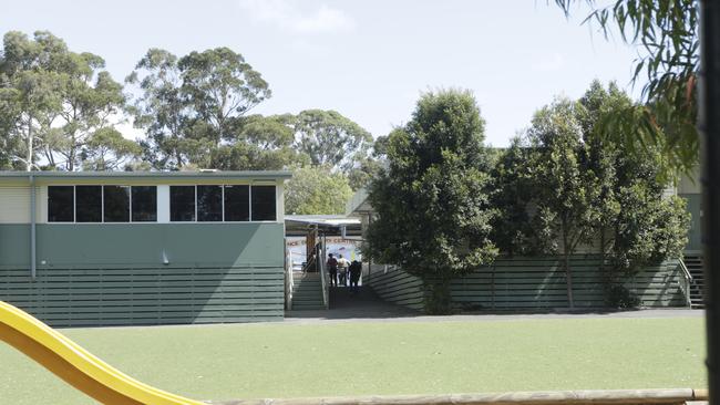 Police are after arsonists who set fire to a classroom at a Derinya Primary School in Frankston South. Picture: Valeriu Campan