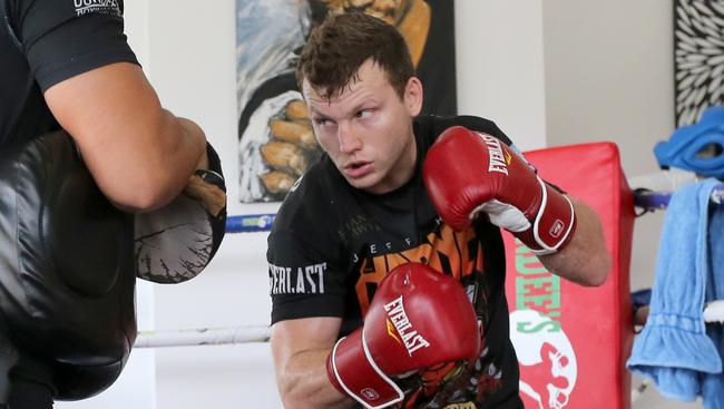 WBO welterweight champion Jeff Horn working on two key punches for his ...