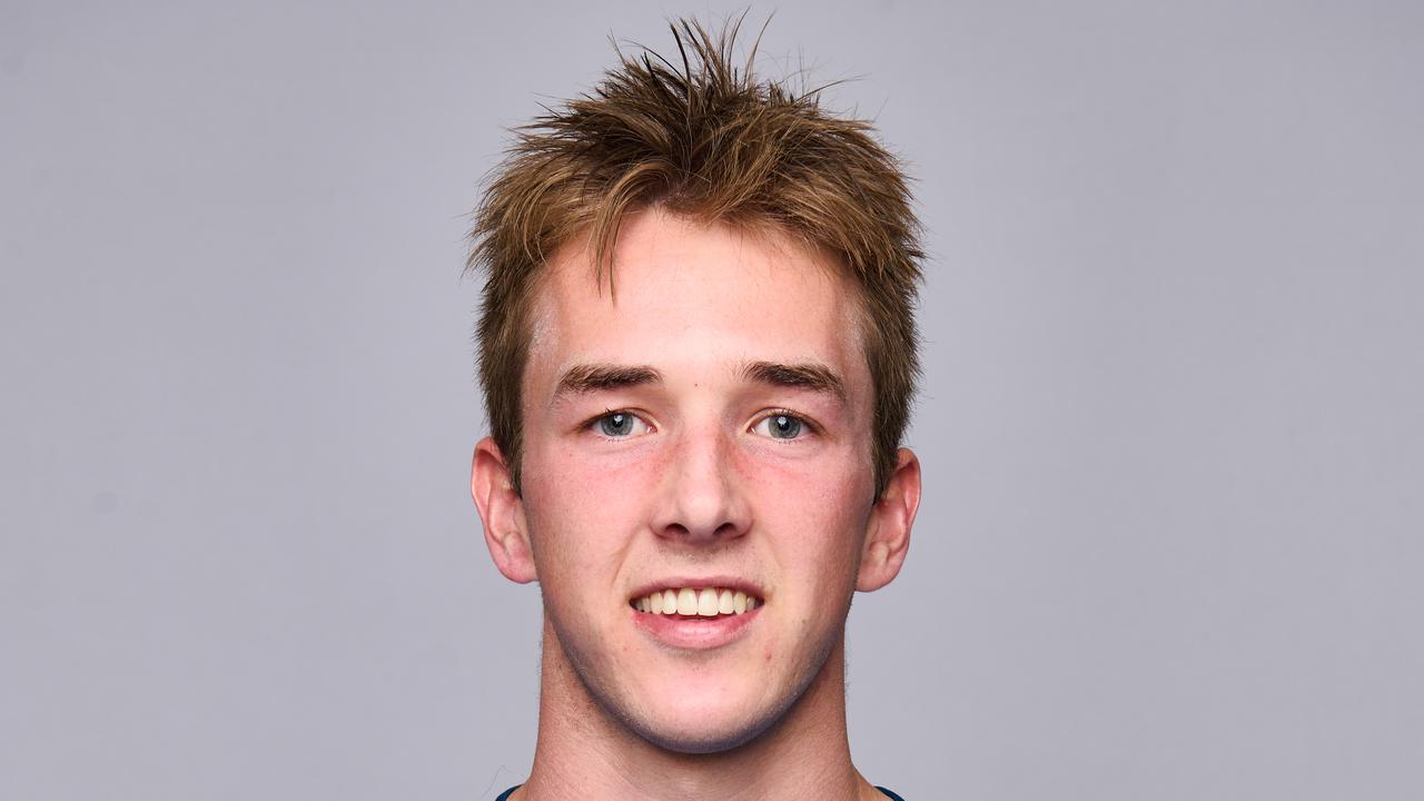 SYDNEY, AUSTRALIA - DECEMBER 22: Calem Nieuwenhof poses during the Sydney FC A-League 2020/21 Headshots Session at Jubilee Stadium on December 22, 2020 in Sydney, Australia. (Photo by Brett Hemmings/Getty Images)