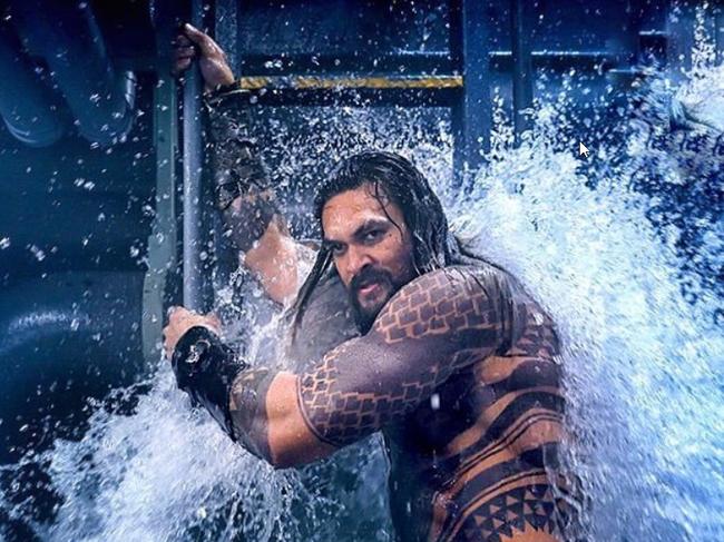 Jason Momoa as Arthur Curry, aka Aquaman, which was filmed in Queensland.