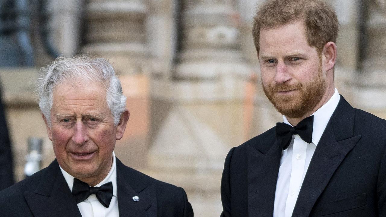 Harry was reportedly devastated to be so far away from his father, Prince Charles, when he was diagnosed with coronavirus earlier this year. Picture: Niklas Halle'n/AFP