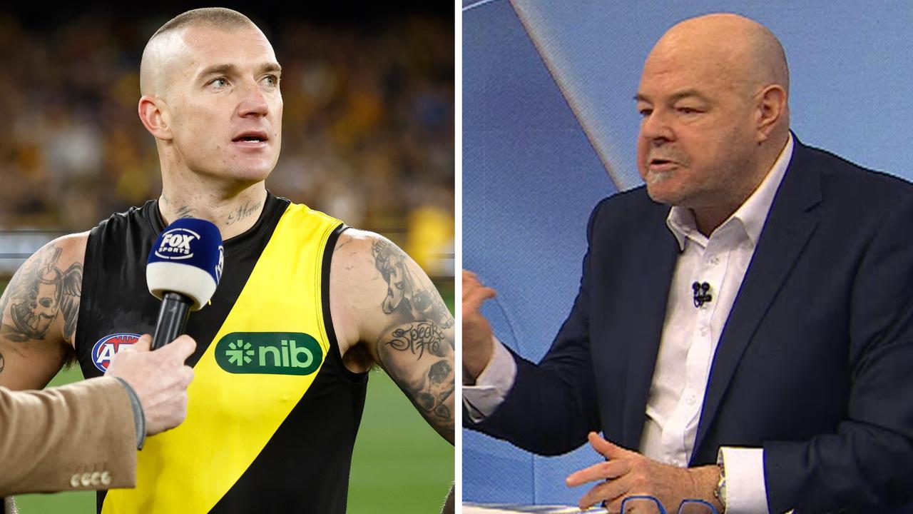 Dustin Martin and Mark Robinson