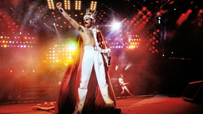 Freddie Mercury, at Wembley Stadium 1986, was a consummate performer. Picture: Denis O’ Regan