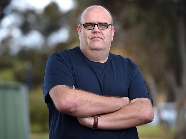 Stewart Johnston, whose mother was mistreated in the notorious Adelaide facility Oakden, has been a vocal critic of the deficiencies of our aged care system. Picture: Naomi Jellicoe