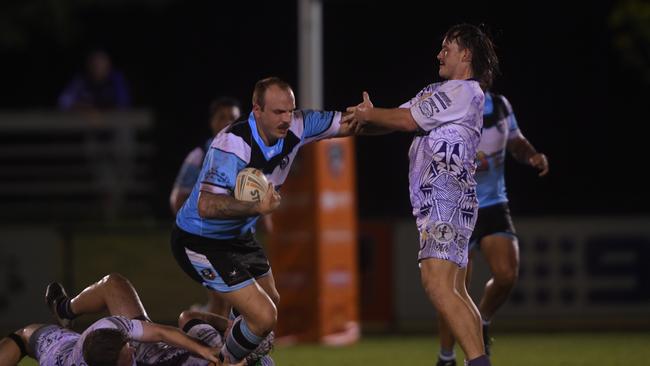 Sharks vs Darwin Brothers in the Humpty Dumpty Foundation round of 2022 NRLNT season. Picture: (A)manda Parkinson