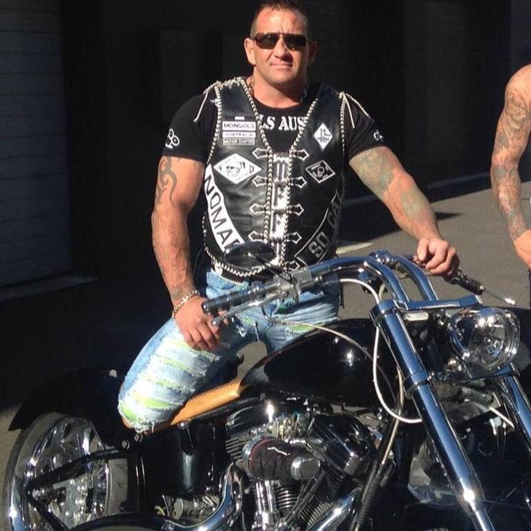 Shane Bowden was a bikie with the Mongols and later the Finks. Picture: Supplied