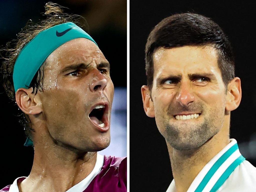 Rafael Nadal has edged ahead of Roger Federer and Novak Djokovic with 20 grand slams.