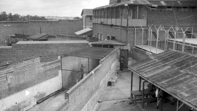 One of the four cages at the Boggo Road Jail used to keep unruly prisoners away from others. 