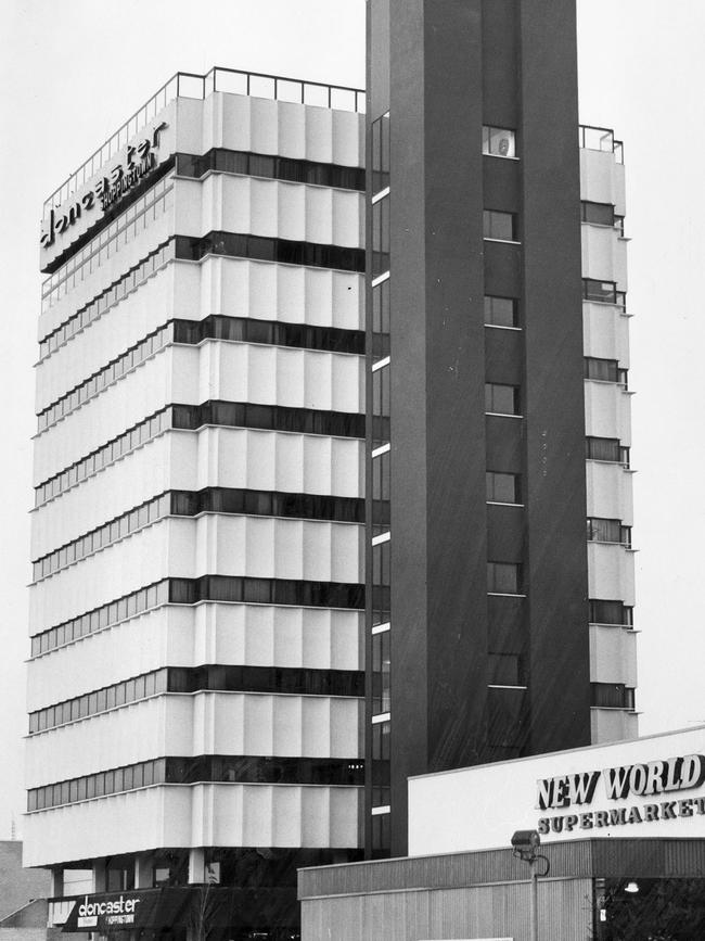 An undated image of Doncaster shoppingtown, including a New World supermarket.
