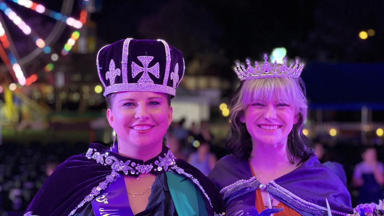 Amanda Daffey (left) and Trinity Gutteridge are the 2022 Grafton Jacaranda Ambassador and Princess respectively.