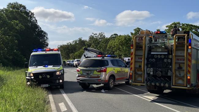 Mackay. Emergency crews were called to a head-on crash on the Bruce Highway at Kuttabul about 2.40pm on December 28. Picture: BMA CQ Rescue