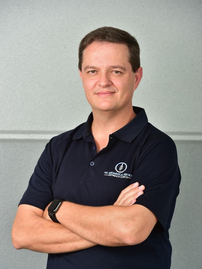 Dr. Michael Clements pictured outside his Fairfield Waters practice. Picture: Shae Beplate.