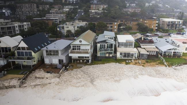 Beach erosion at Collaroy in February 2020. Picture Brook Mitchell/Getty Images