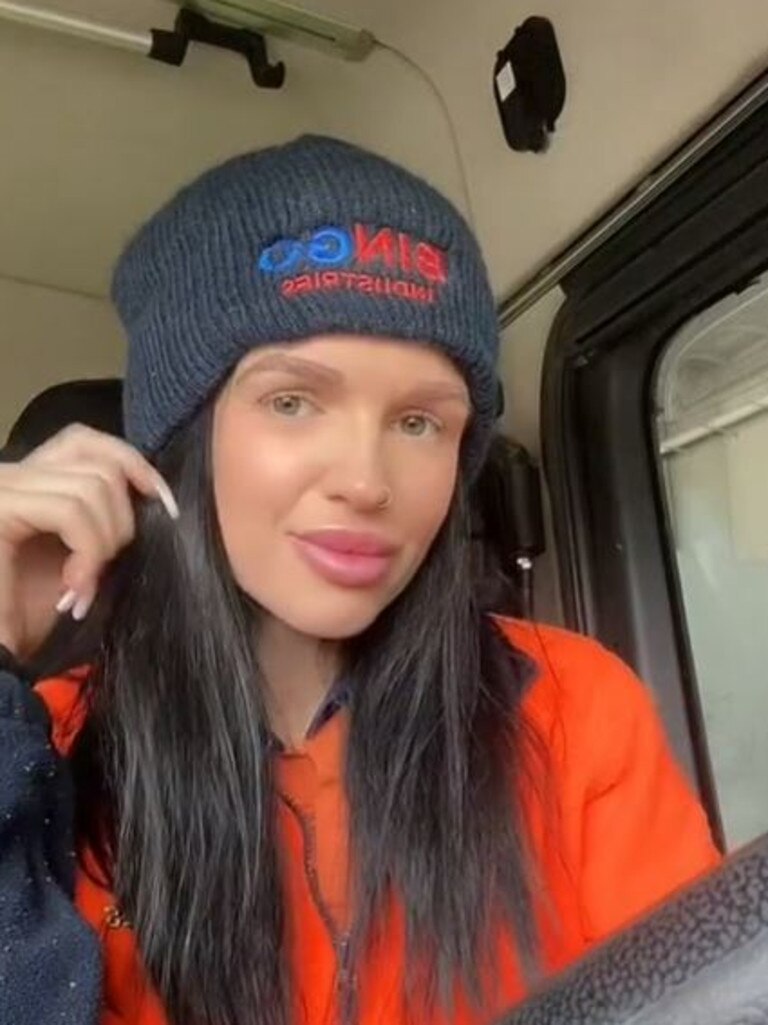 Bree described her new career path as ‘way better’. Picture: TikTok/qu13nb