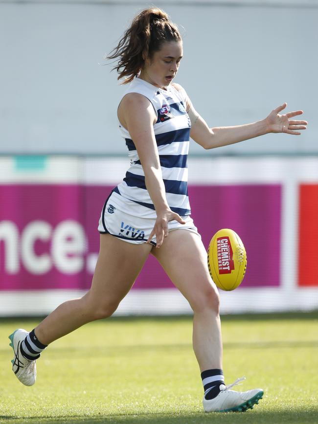 He is the brother of Cats AFLW gun, Millie Brown. Picture: Dylan Burns/Getty Images