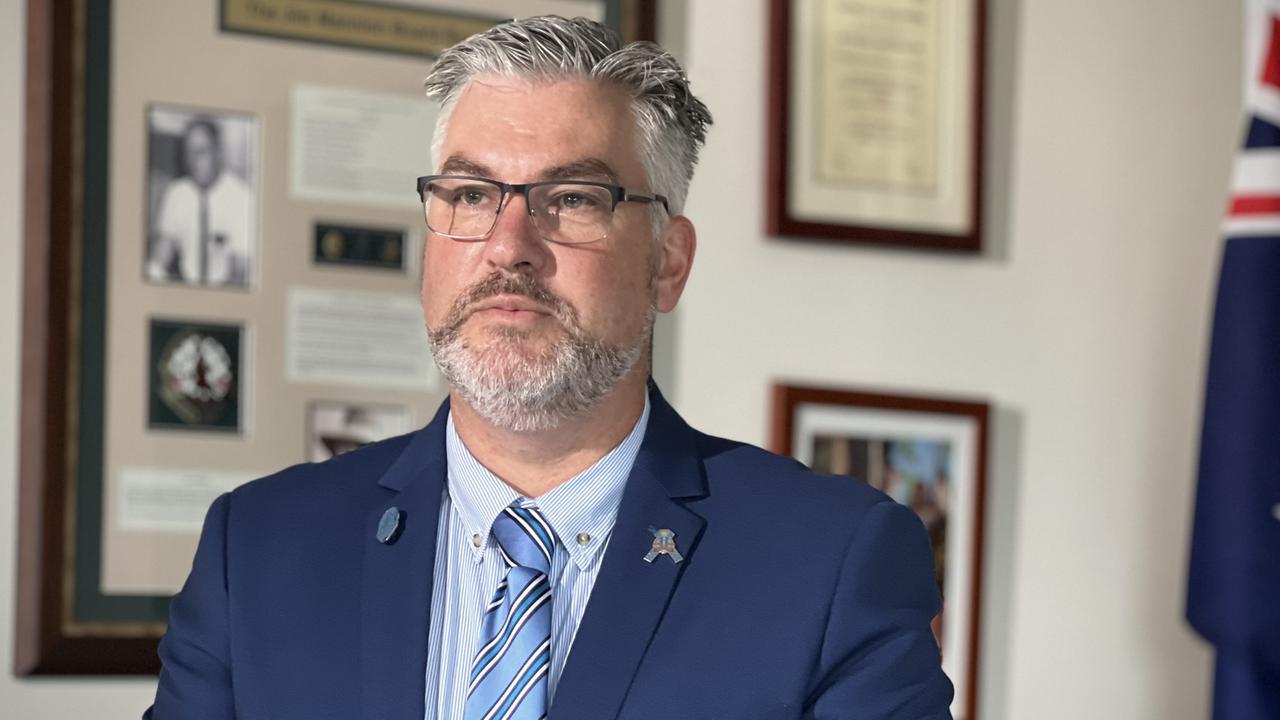 NT Police Association president Nathan Finn confirmed the union was ‘aware of an internal complaint’ but was ‘not directly involved’. Picture: Fia Walsh