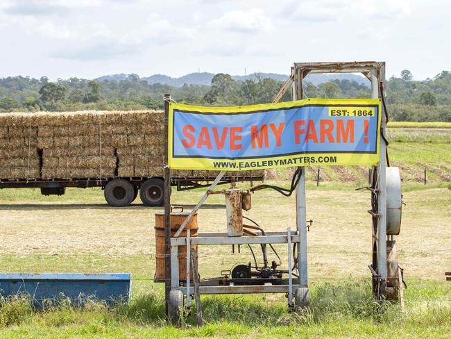 Location of the proposed Coomera Connector road at Eagleby Road, Eagleby, Thursday, October 10, 2019 (AAP Image/Richard Walker)