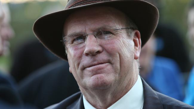 Banned trainer Robert Smerdon at Flemington in 2016. Picture: David Crosling