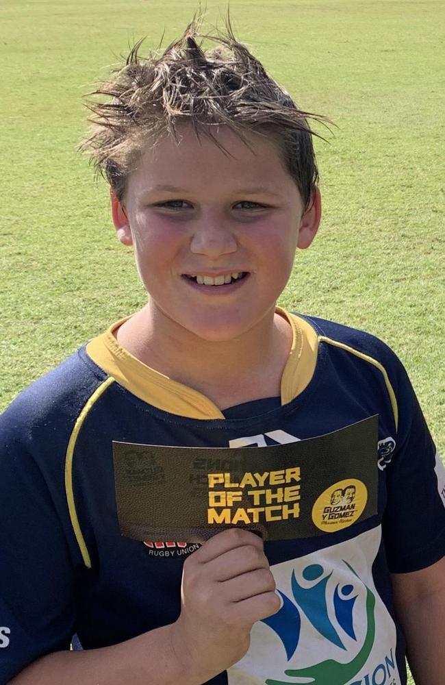 South Toowoomba rugby union junior Fitzy Cook