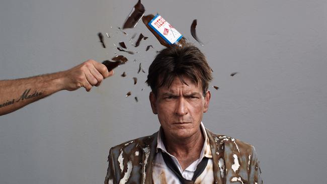 Charlie Sheen will bring his An Evening With show to the Plenary in Melbourne on November 3. Picture: Supplied