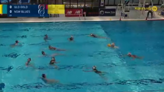 Replay: Water Polo National Under-19 Championships Day 1 (Women) - Queensland Gold v NSW Blues