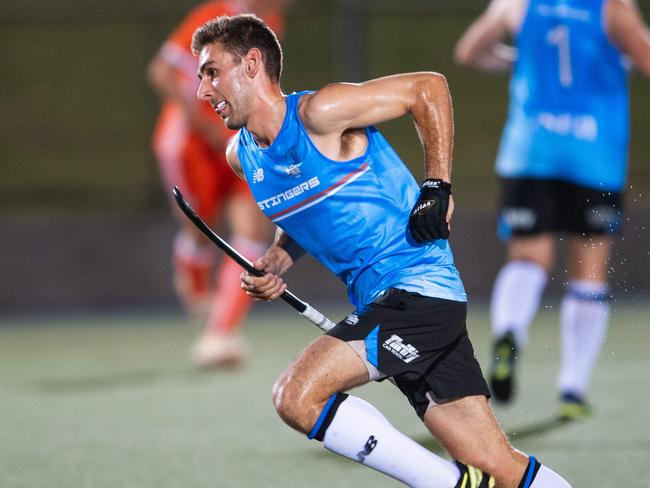 The first Festival of Hockey match between the Territory Stingers and Brisbane Blaze. Picture: Pema Tamang Pakhrin