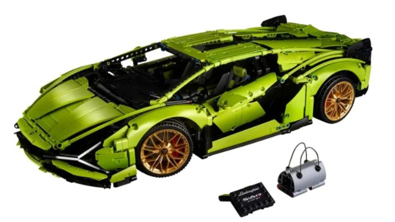 Have a car obsession? Now you can build your own Lamborghini. Picture: LEGO