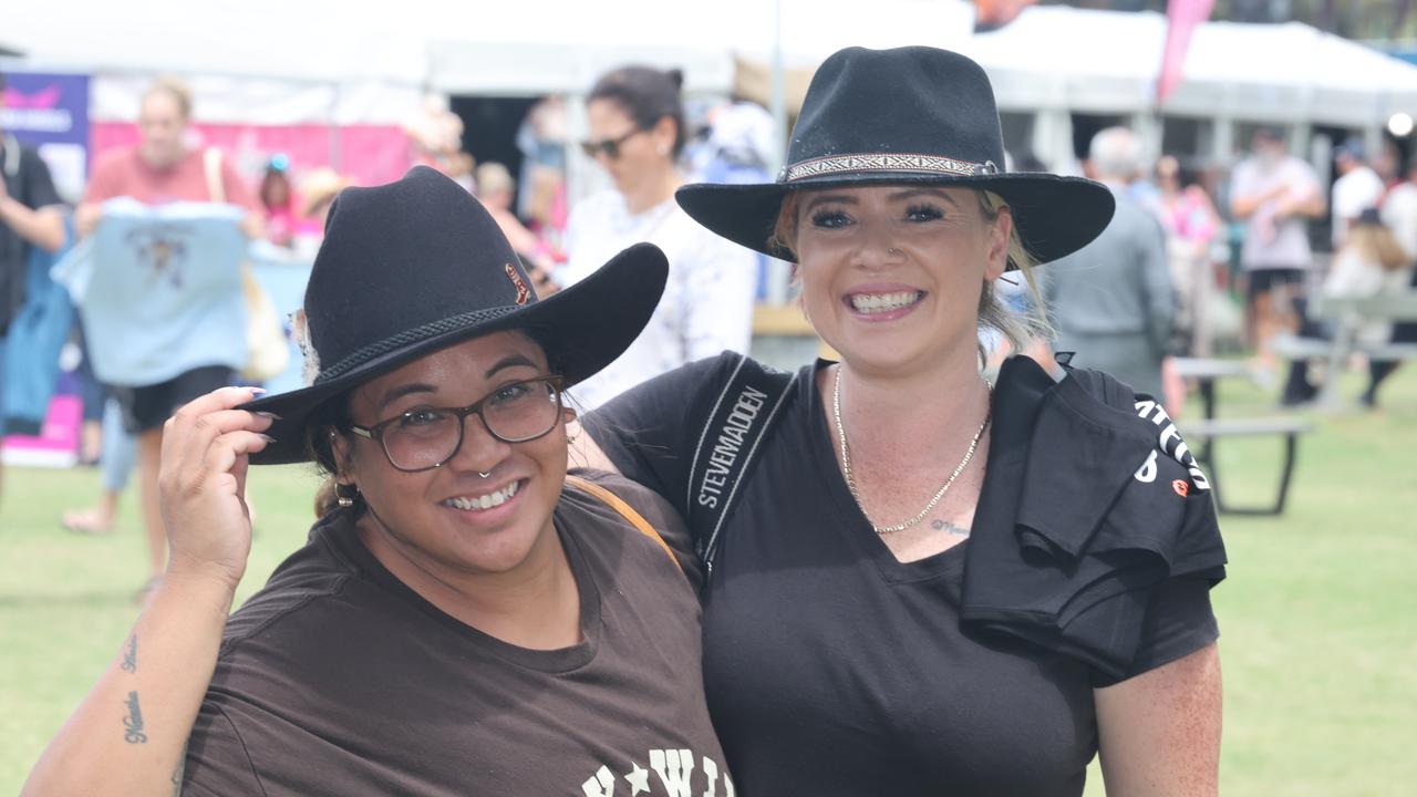 2024 Groundwater Country Music Festival has kicked off in Broadbeach. Crowds in the park . Picture Glenn Hampson