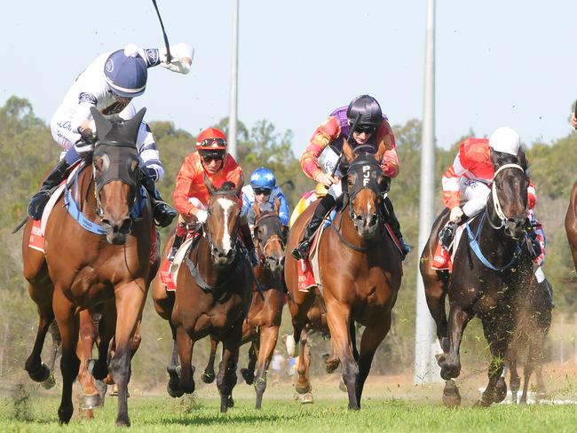 Look To The Stars wins the Princess Stakes at the Sunshine Coast. Picture: Grant Peters, Trackside Photography