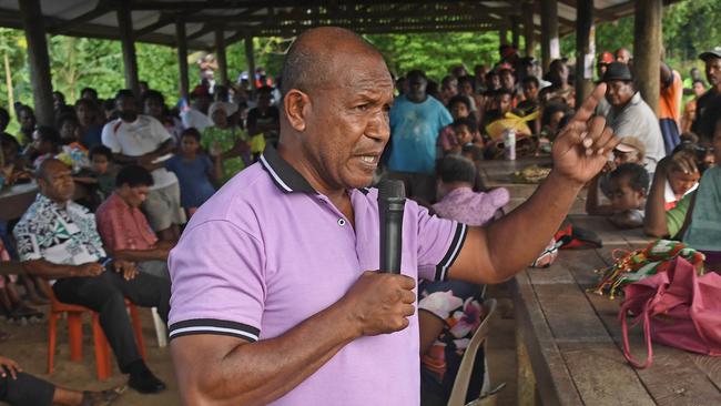 Manus Governor Charlie Benjamin in 2017. Picture: Brian Cassey