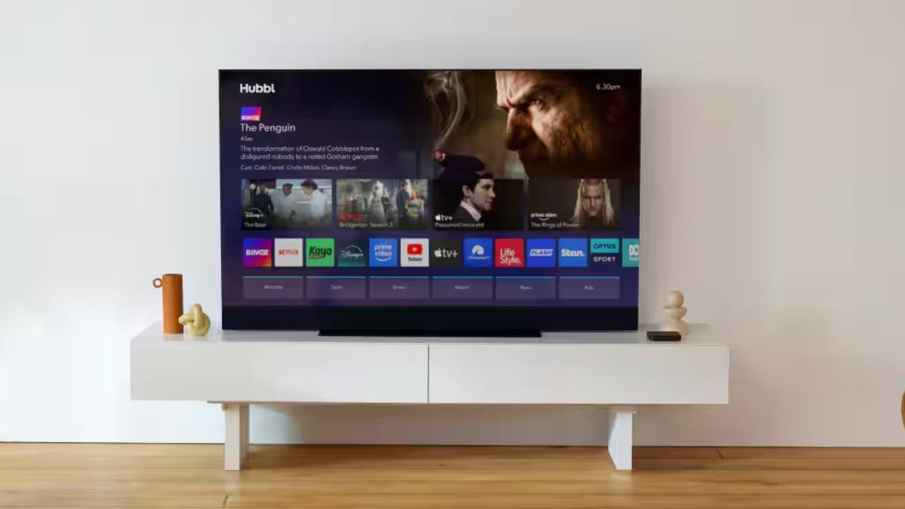 Hubbl Glass Smart TV. Picture: Hubbl