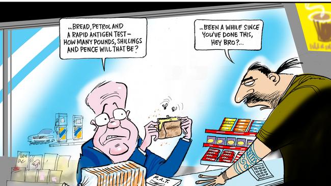 As cartoonist Warren Brown sees it in today’s The Daily Telegraph.