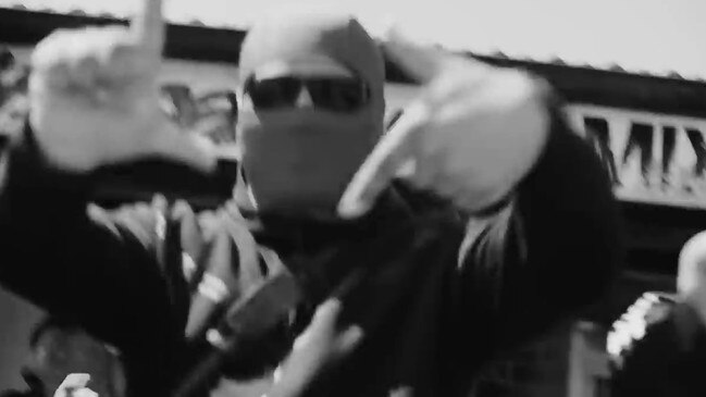 An individual holds up the “L” and “7” sign with their hands, known to be the sign for the LF70 group. Picture: YouTube