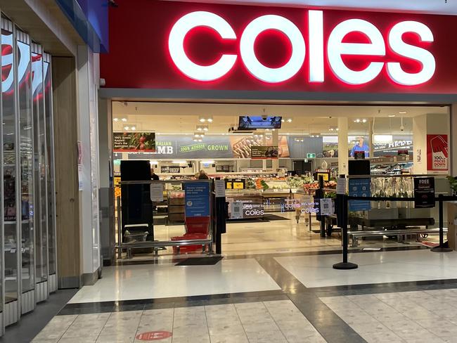 Coles in Oakleigh has been listed as a COVId exposure site in Melbourne. Friday, June 25, 2021. Picture: David Crosling