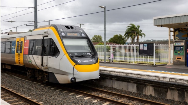 Gold Coast to Brisbane rail line.