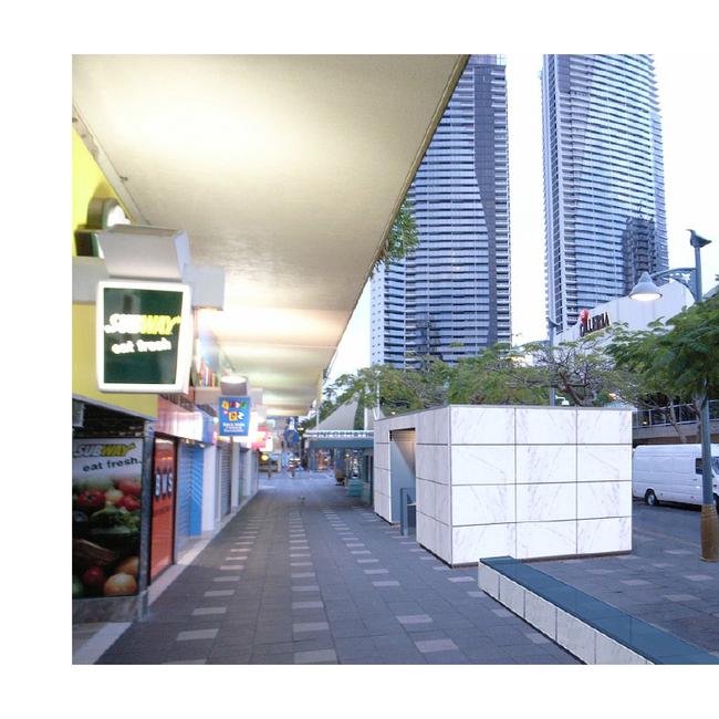 Surfers Paradise Night Club Public Toilets in Cavill Avenue.