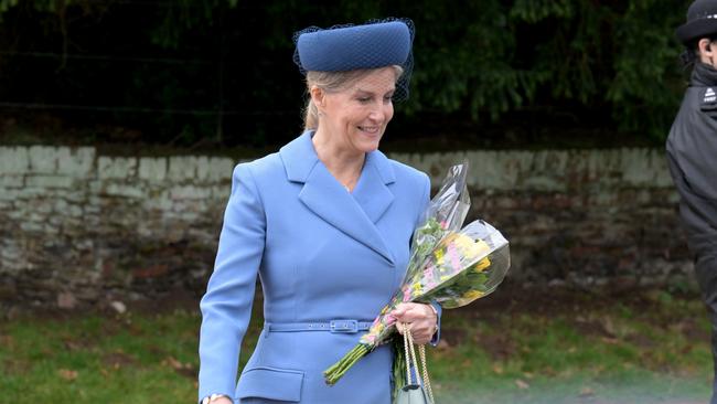 Sophie, Duchess of Edinburgh attends the 2024 Christmas Morning Service at St Mary Magdalene Church on December 25. Picture: Jordan Peck/Getty Images