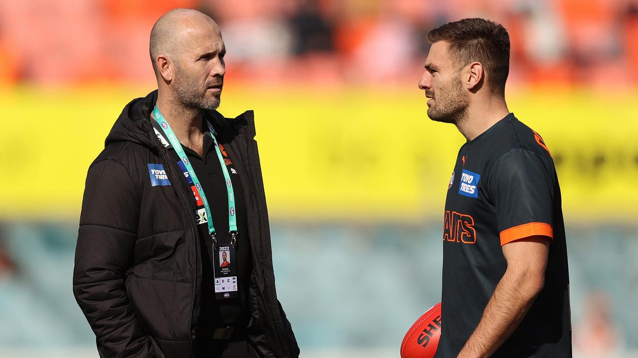 Stephen Coniglio is complimentary of the job interim coach Mark McVeigh has done since taking over from Leon Cameron mid-season. Picture: Getty Images