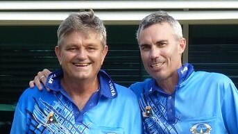 CRDBA Champion of Club Champions (Pairs): Terry 'Plover' Johnson and Brad Johnson. The duo will be gunning for glory again this weekend.