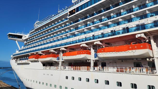 Grand Princess arrived in to Adelaide , 26th Oct 2023 . Picture: SATC