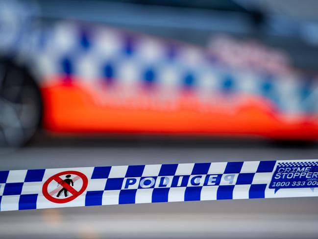 A motorcyclist has died of his injuries after colliding with a telegraph pole in Strathfield during a high speed chase with police.Picture: Tom Parrish