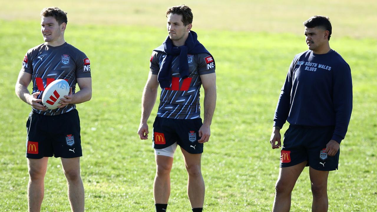 Latrell Mitchell was one of three NSW players to enter camp under an injury cloud, but the news is much better for Liam Martin and Cameron Murray. Picture: Jason McCawley / Getty Images