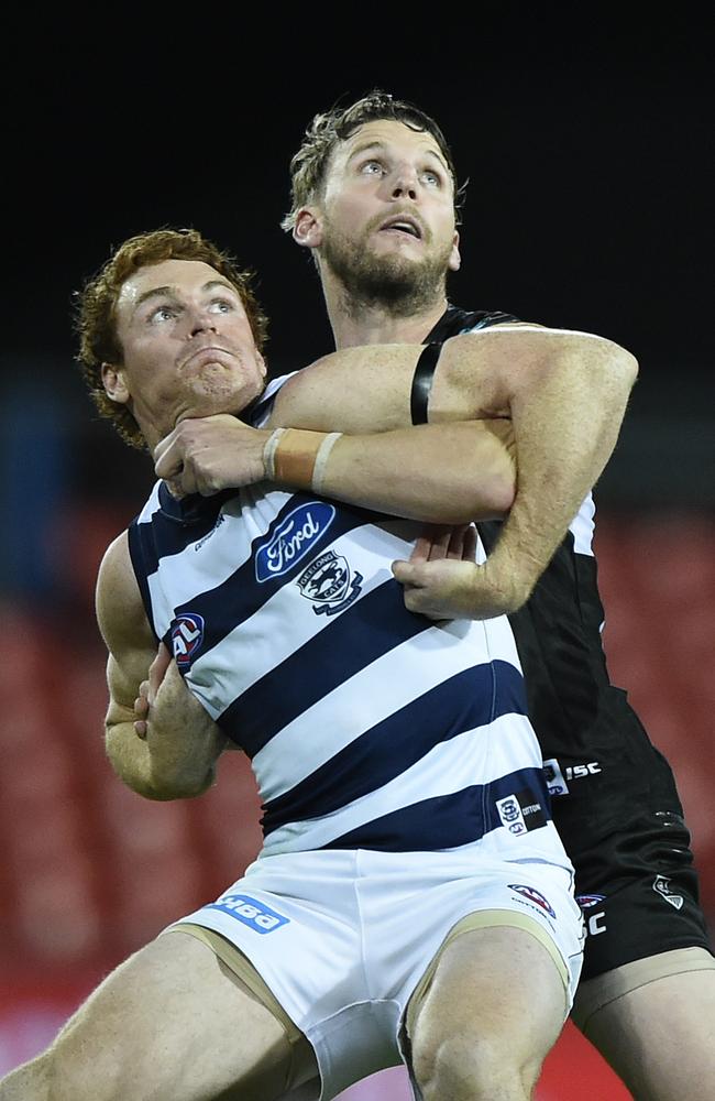 Strength, speed and skills are Trent McKenzie’s weapons according to Ken Hinkley. Picture: Matt Roberts (Getty).