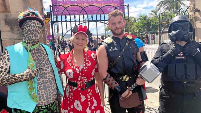 Dean Netherwood, Mayor Margaret Strelow, Russell Cunningham, Sebastian Everingham. Picture: Jann Houley