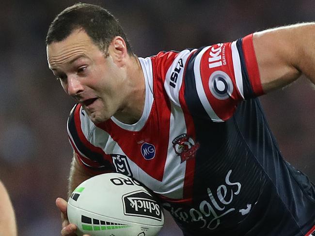 Roosters Boyd Cordner during the Sydney Roosters v Melbourne Storm NRL Preliminary Final at the SCG. Picture: Brett Costello