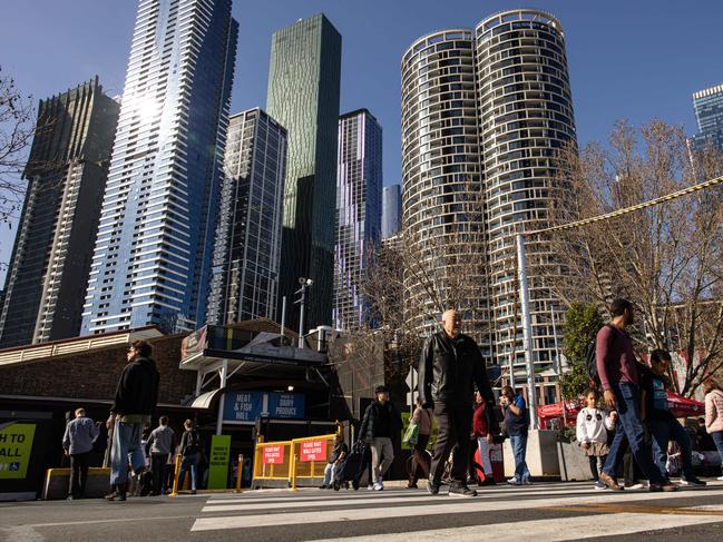 MELBOURNE, AUSTRALIA - NewsWire Photos - 18 AUGUST, 2024: People are seen at the Queen Victoria Market. Picture: NewsWire / Diego Fedele